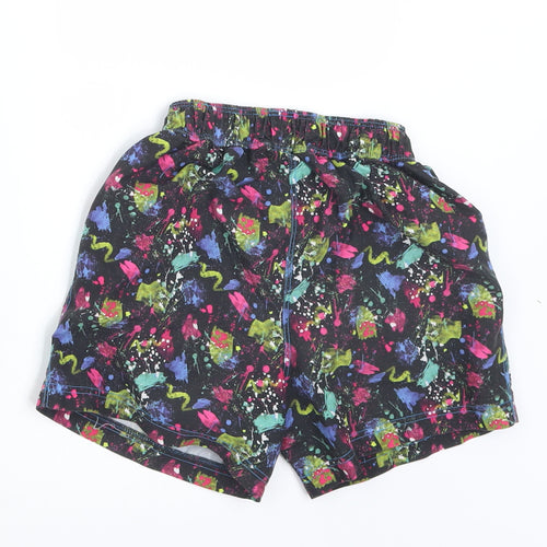 Matalan Girls Multicoloured Geometric Polyester Sailor Shorts Size 4-5 Years  Regular Drawstring