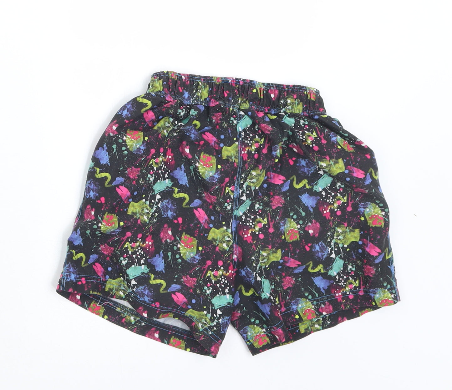 Matalan Girls Multicoloured Geometric Polyester Sailor Shorts Size 4-5 Years  Regular Drawstring