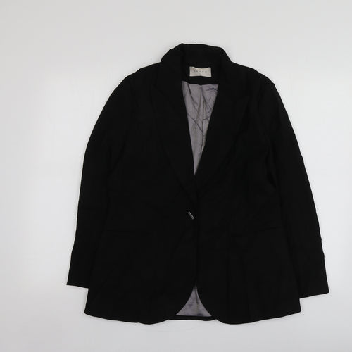 Ozone Womens Black  Polyester Jacket Suit Jacket Size S