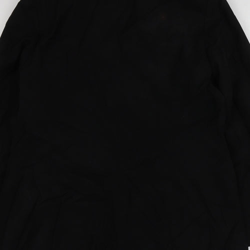Ozone Womens Black  Polyester Jacket Suit Jacket Size S