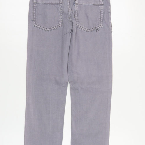 Cherokee Boys Purple  Cotton Straight Jeans Size 9-10 Years  Regular Zip