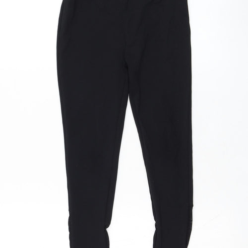 Dunnes Stores Girls Black  Polyester Jogger Trousers Size 9 Months  Regular Pullover - Leggings, Mesh accent