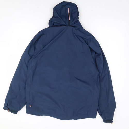 gti Gentini Nautical Mens Blue   Rain Coat Coat Size S  Zip