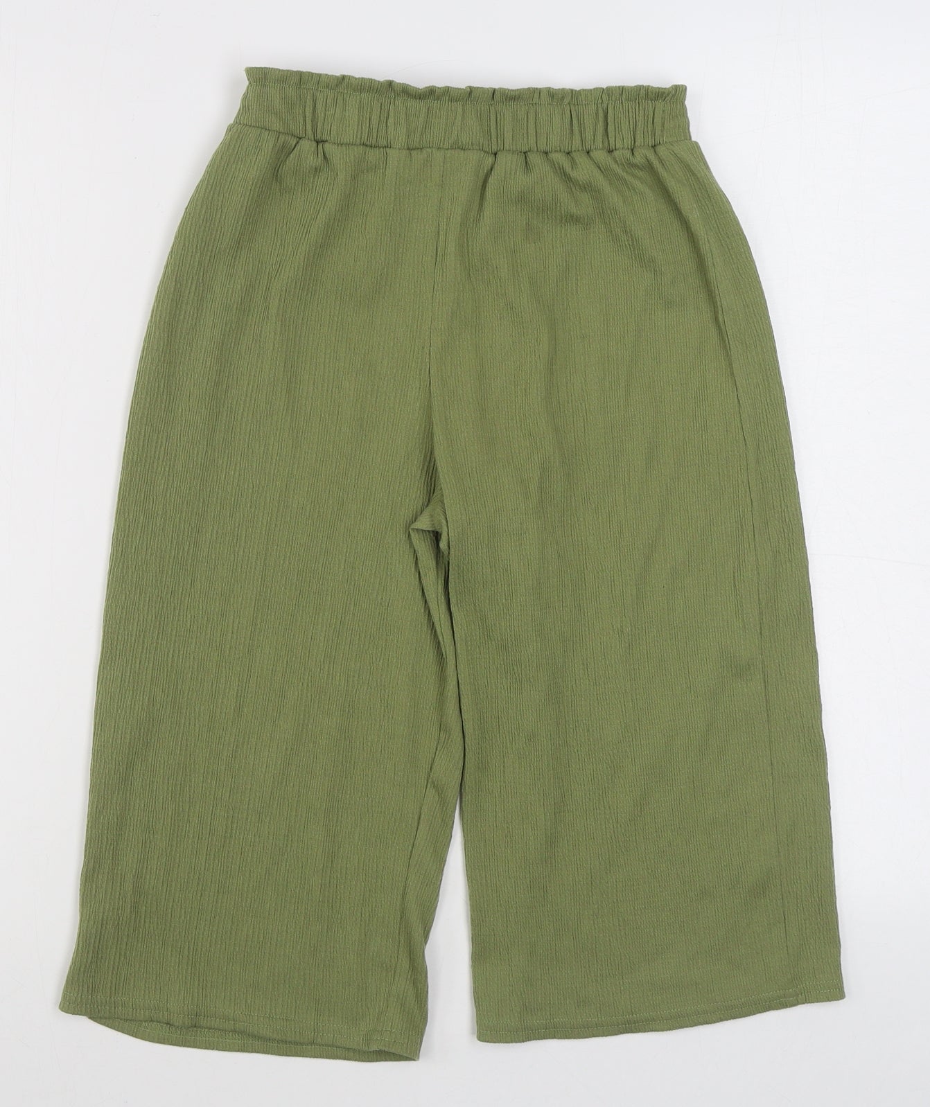 Primark Girls Green  Polyester Jogger Trousers Size 9-10 Years  Regular