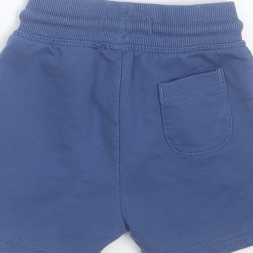 NEXT Boys Blue  Cotton Sweat Shorts Size 2 Years  Regular Tie