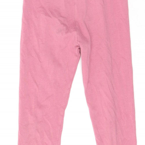 George  Girls Pink  Cotton Jegging Trousers Size 3-4 Years  Regular