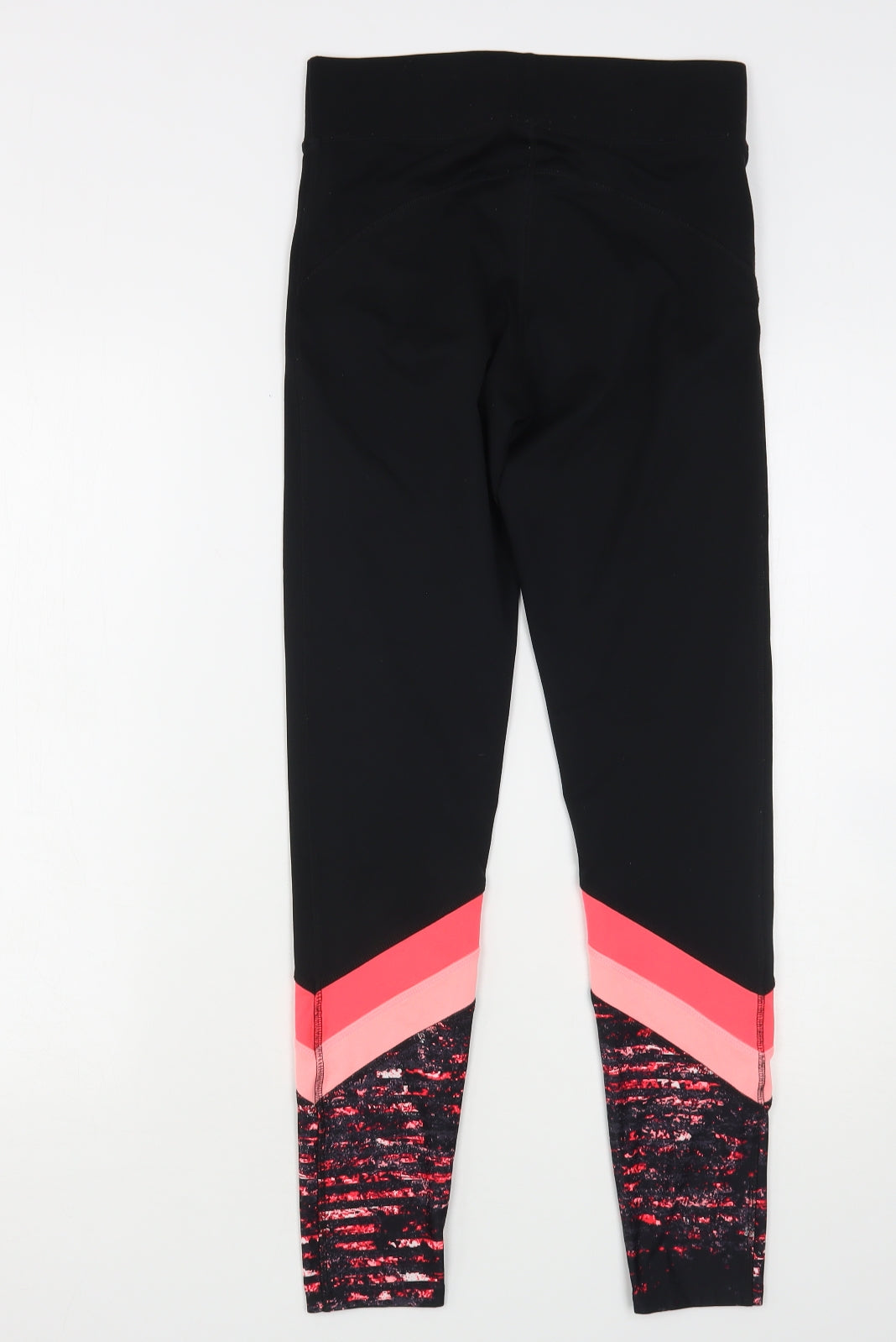 Dunnes Stores Womens Multicoloured Geometric Polyester Compression Leggings Size S L29 in Regular
