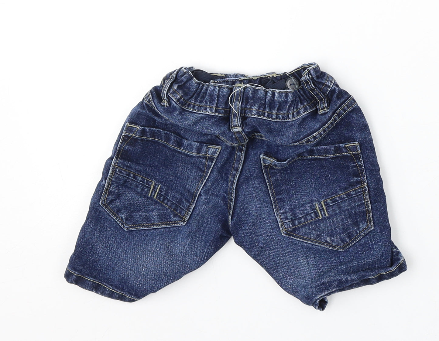 Matalan Boys Blue  Cotton Bermuda Shorts Size 3 Years  Regular