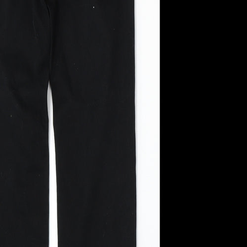 Henri Lloyd Womens Black  Cotton Straight Jeans Size 30 L30 in Regular
