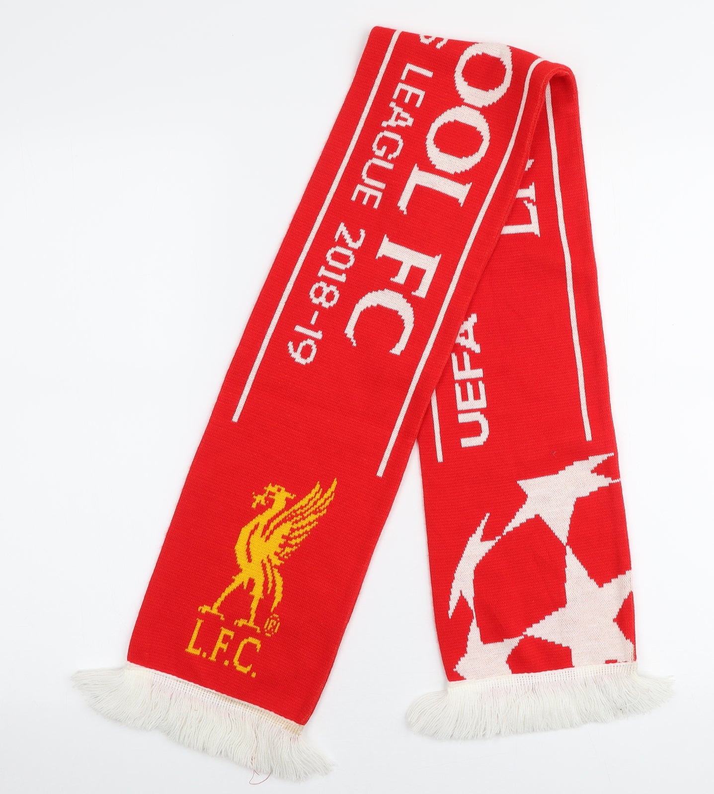 Liverpool FC Football Scarf 58 in  - Champions league