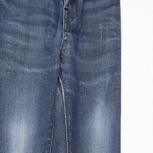 NEXT Girls Blue  Cotton Straight Jeans Size 6 Years  Regular