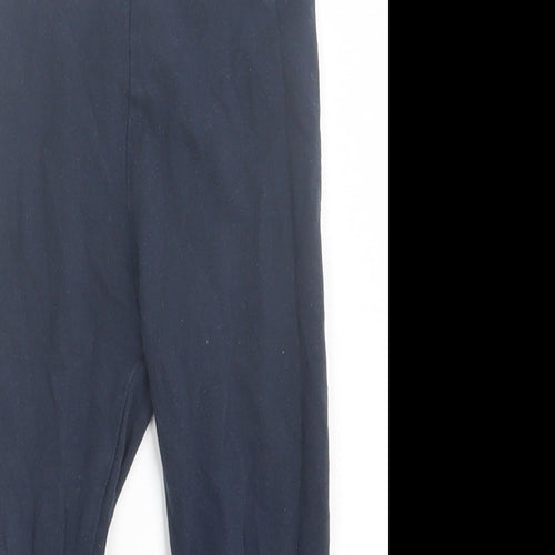NEXT Girls Blue  Cotton Capri Trousers Size 2-3 Years  Regular Pullover