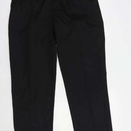 Dunlop Mens Black  Polyester Trousers  Size 32 in L29 in Regular Button