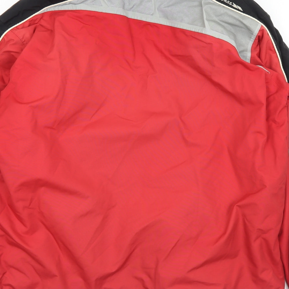 Trespass Mens Red   Rain Coat Coat Size S  Zip