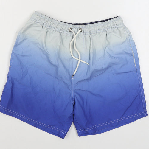 Matalan Mens Blue  Polyester Sweat Shorts Size S  Regular Tie - Swim trunks