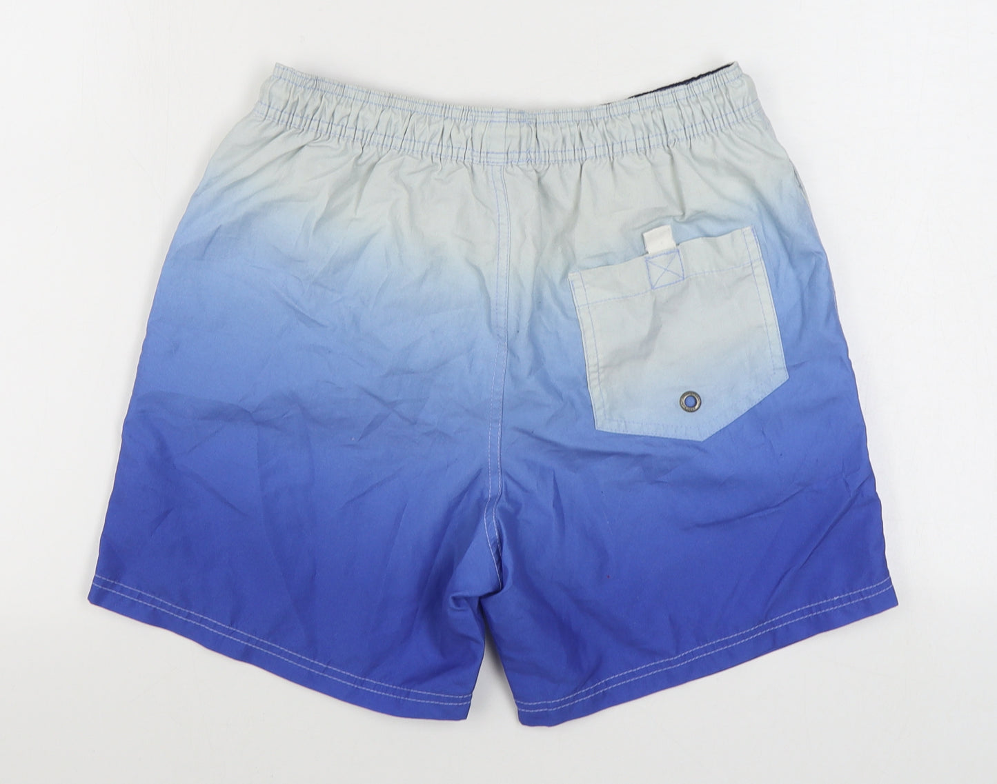 Matalan Mens Blue  Polyester Sweat Shorts Size S  Regular Tie - Swim trunks
