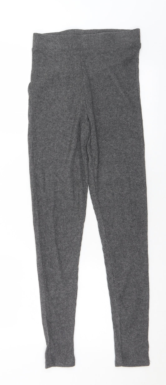 Primark Womens Grey  Polyester Jogger Leggings Size 6 L29 in   - 6-8