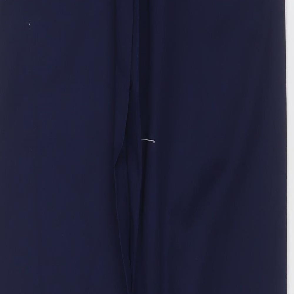 simon jersey Mens Blue  Polyester Trousers  Size XS L33 in Regular