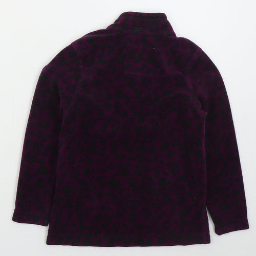 Regatta Girls Purple Animal Print  Jacket  Size 3-4 Years  Zip