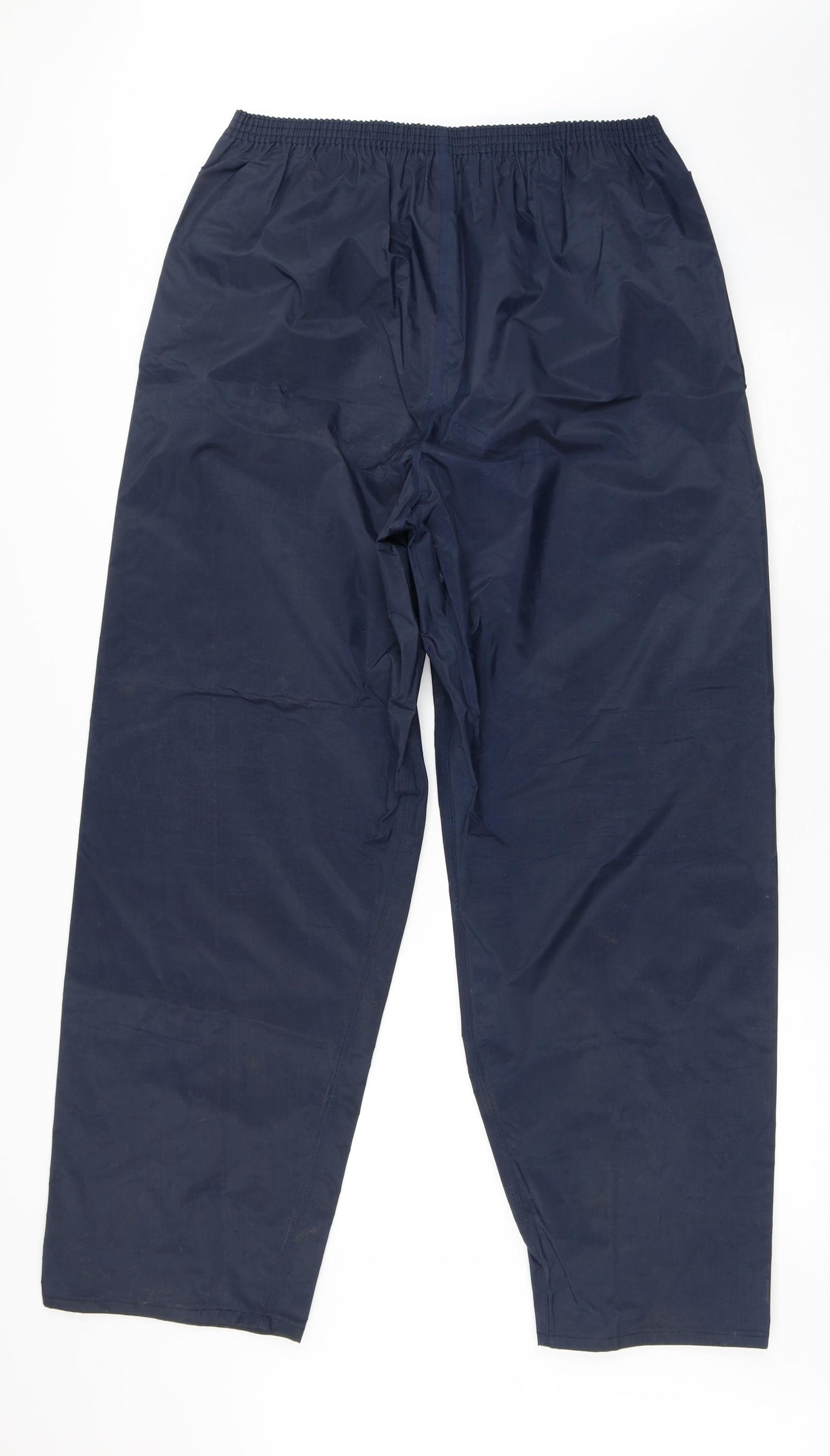 Stormbreak Mens Blue  Polyester Rain Trousers Trousers Size L L28 in Regular