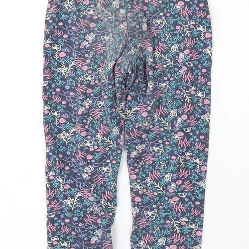 Very Girls Multicoloured Floral Cotton Jogger Trousers Size 5-6 Years  Regular