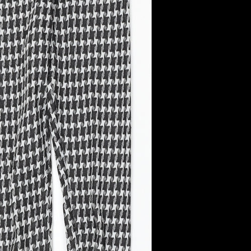F&F Kids Girls Multicoloured Houndstooth Polyester Jegging Trousers Size 11-12 Years  Regular