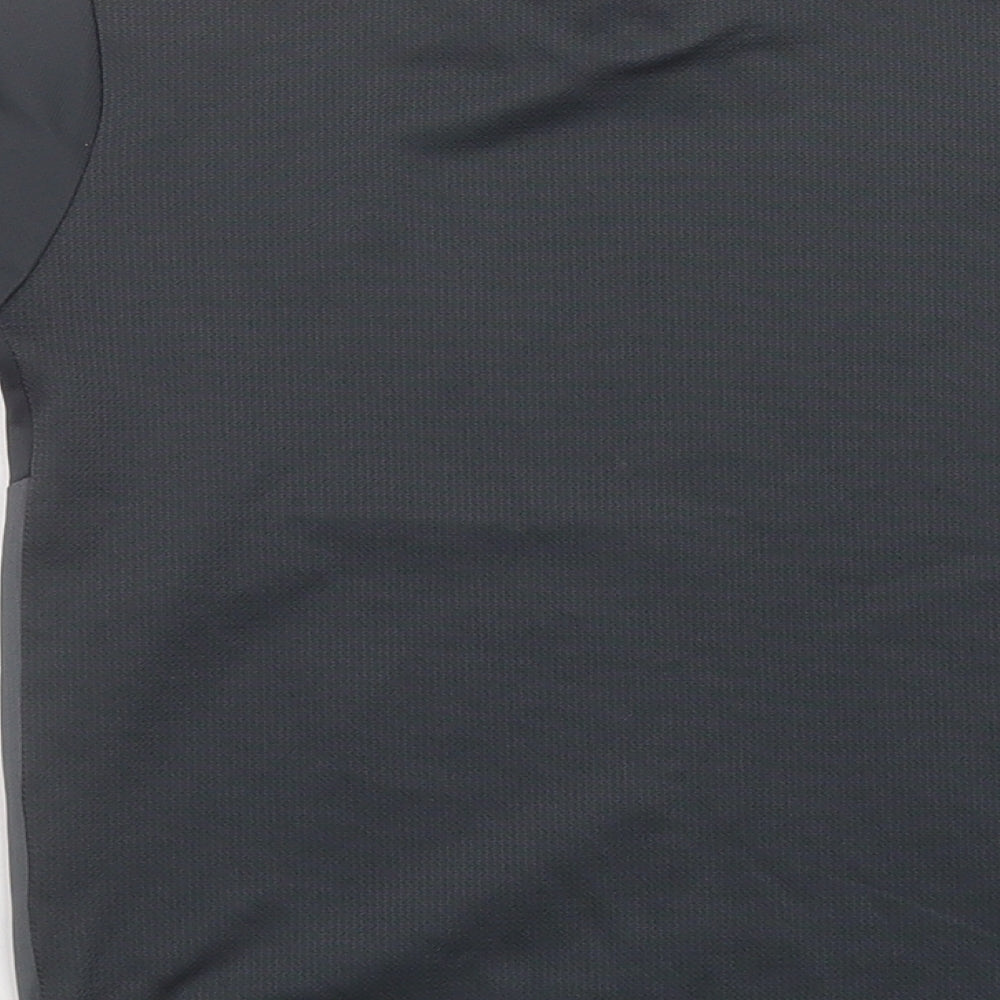 Kipsta Boys Grey  Polyester Basic T-Shirt Size 8 Years Round Neck