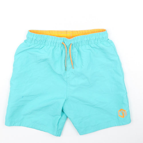 F&F Boys Green  Polyester Utility Shorts Size 9-10 Years  Regular