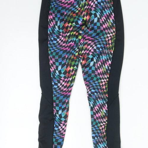 NEXT Girls Multicoloured Geometric Polyester Jogger Trousers Size 7 Years  Regular