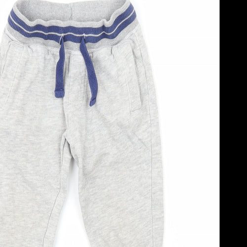 Mini Club Boys Grey  Cotton Jogger Trousers Size 2 Years  Regular