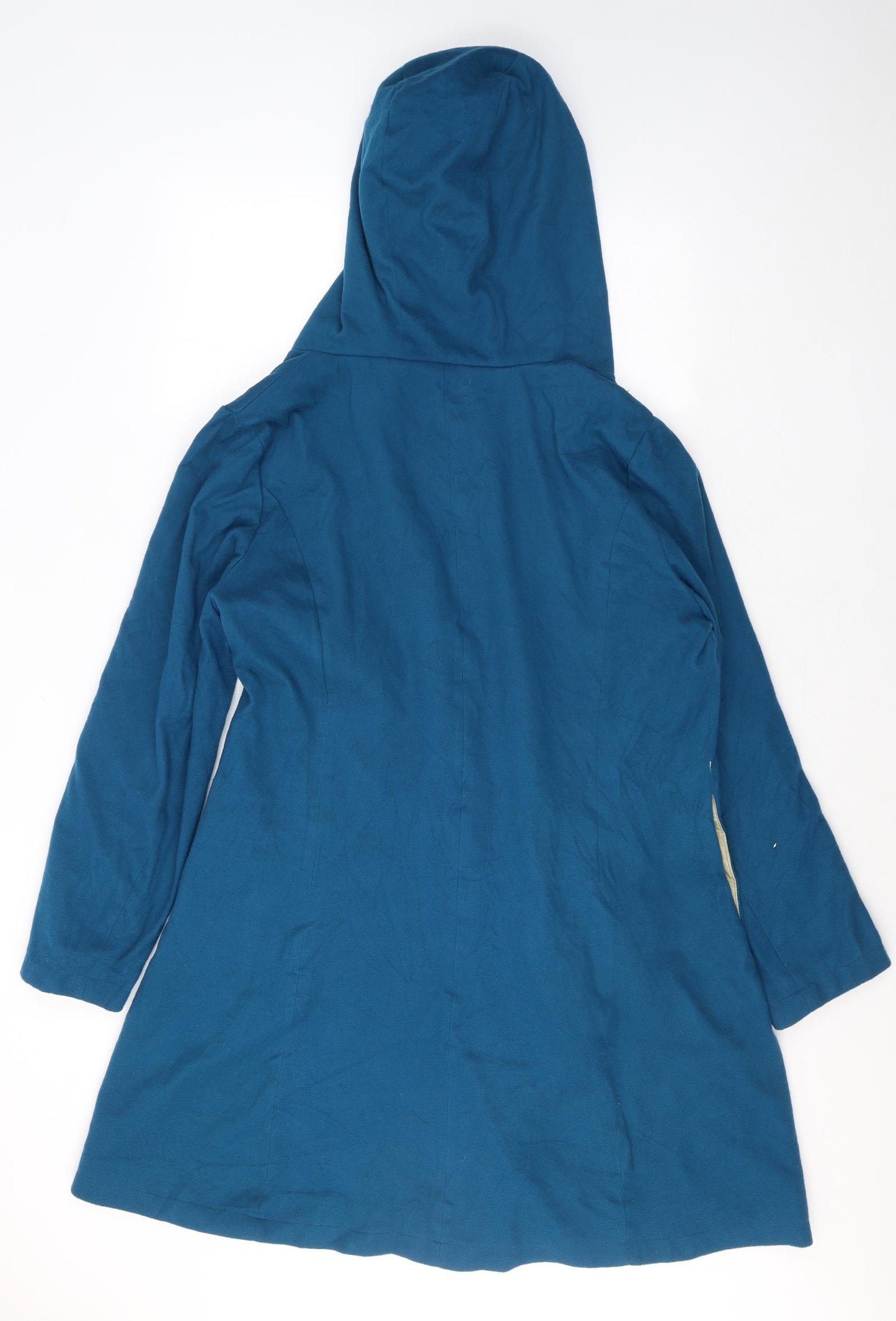 MissLook Womens Blue   Pea Coat Coat Size 2XL  Button