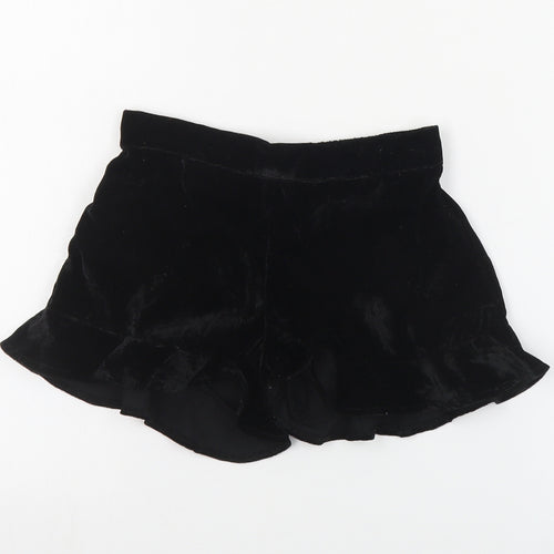 River Island Girls Black  Polyester Paperbag Shorts Size 2-3 Years  Regular