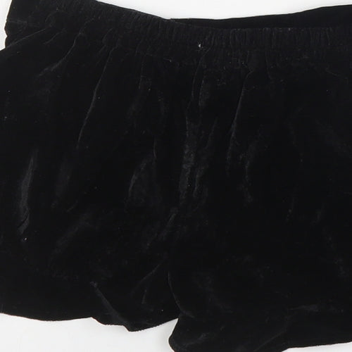 River Island Girls Black  Polyester Paperbag Shorts Size 2-3 Years  Regular