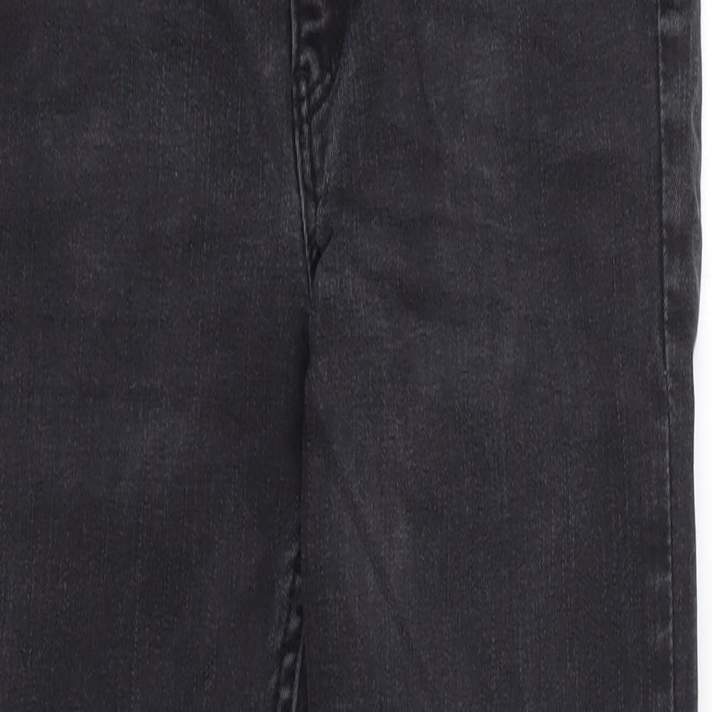 H&M  Boys Black  Cotton Skinny Jeans Size 11 Years L24 in Regular Zip