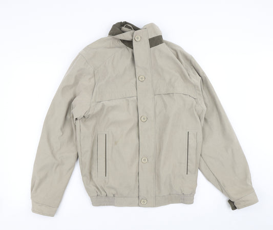 Carabou Mens Brown   Jacket Coat Size S