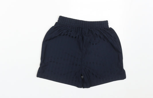 TU Boys Blue  Polyester Sweat Shorts Size 6 Years  Regular