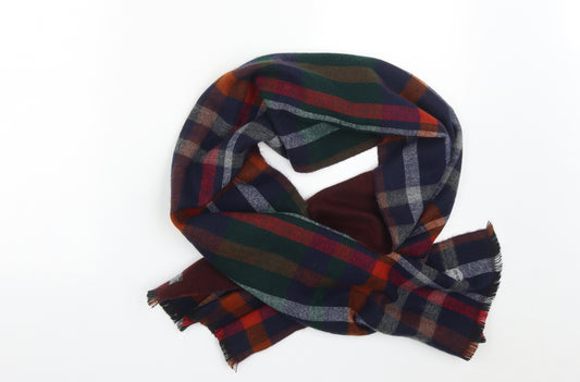 Timberland Mens Multicoloured Plaid Acrylic Scarf  One Size