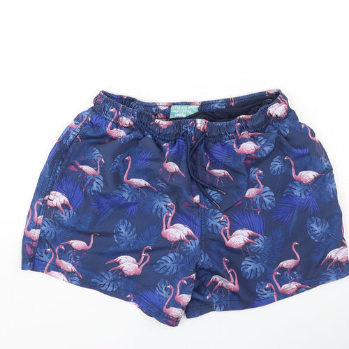 Primark Mens Blue  Polyester Sweat Shorts Size S L6 in Regular