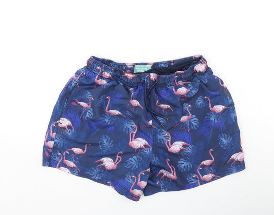 Primark Mens Blue  Polyester Sweat Shorts Size S L6 in Regular