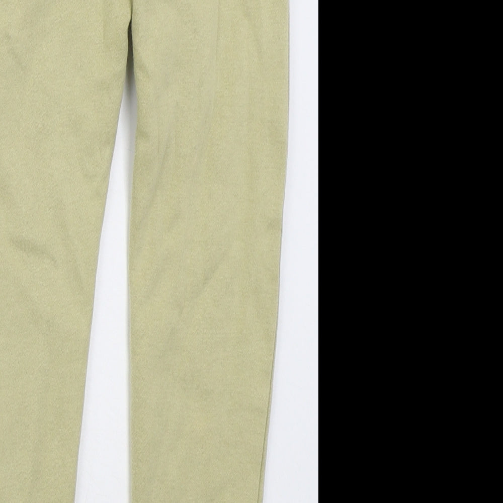 Nutmeg Girls Beige  Cotton Sweatpants Trousers Size 7-8 Years  Regular Drawstring