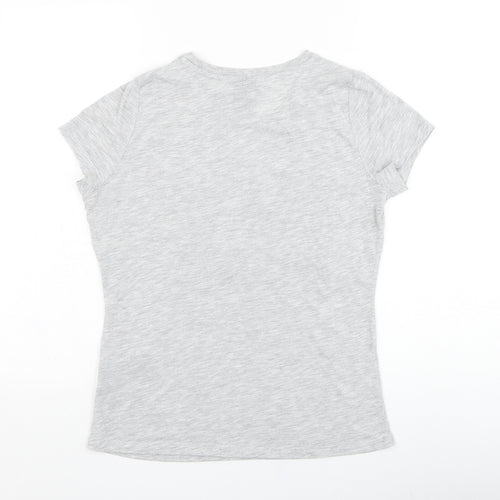 IVY PARK Womens Grey  Polyester Basic T-Shirt Size S Round Neck