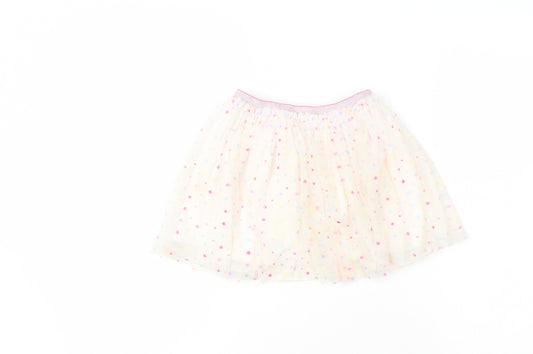 Dunnes Girls Multicoloured Flecked Polyester Flare Skirt Size 2-3 Years  Regular
