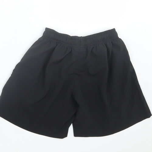 McKvr Boys Black  Polyester Sweat Shorts Size 7-8 Years  Regular Tie
