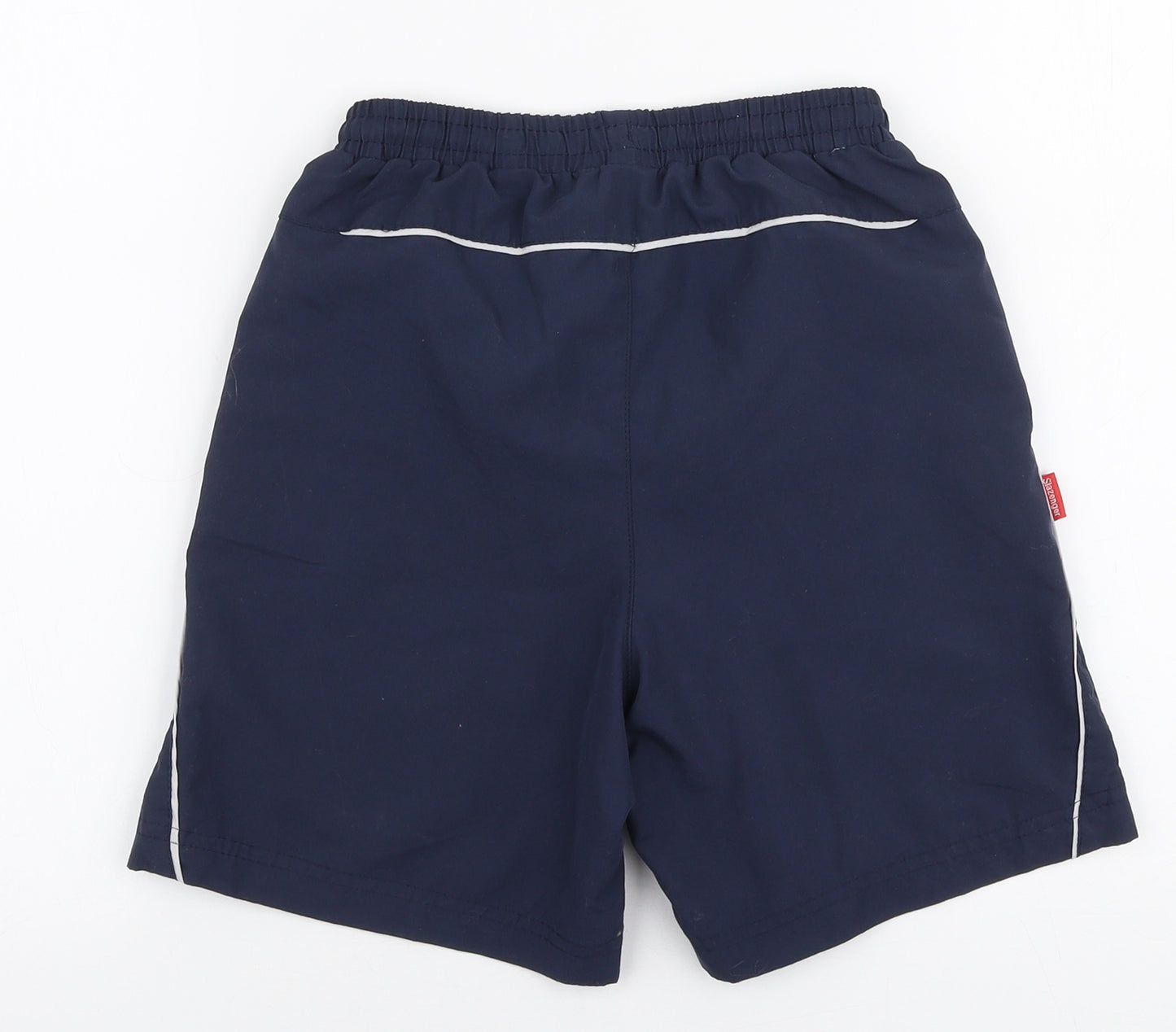 Slazenger Boys Blue  Polyester Sweat Shorts Size 7-8 Years  Relaxed