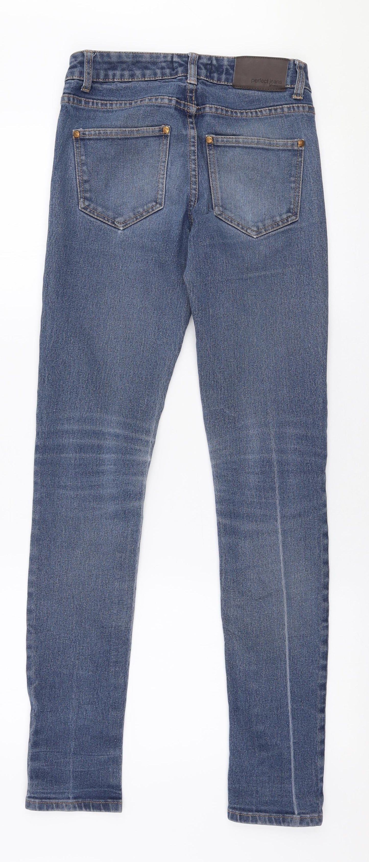 Gina Tricot Womens Blue  Polyester Skinny Jeans Size 26 in L31 in Slim Zip