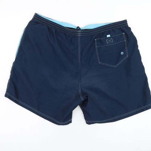 sloggi Mens Blue  Polyester Sweat Shorts Size 40  Regular