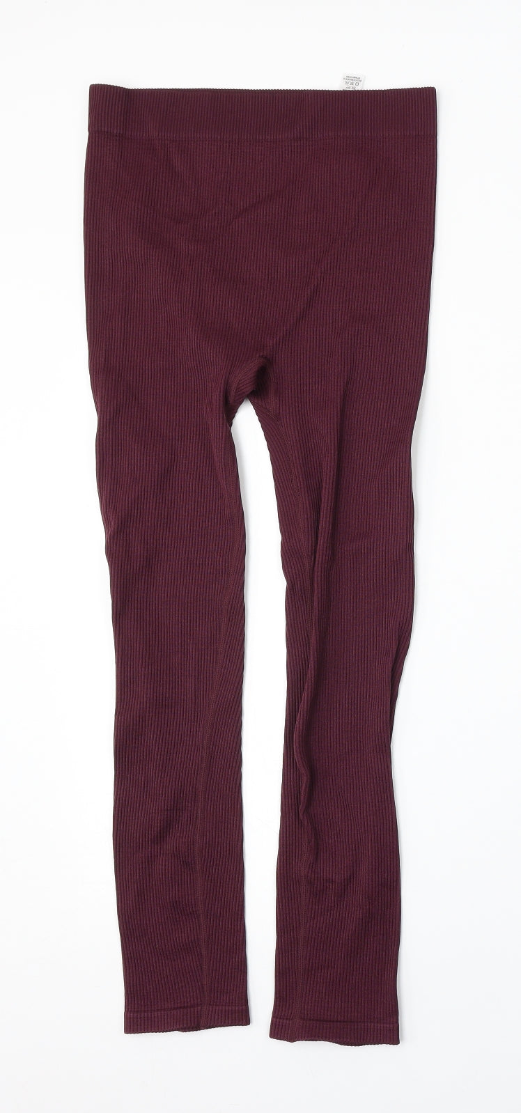 Dunnes Stores Womens Purple  Nylon Jogger Trousers Size M L25 in Regular