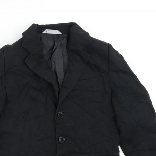 BHS Girls Black   Jacket Blazer Size 7 Years