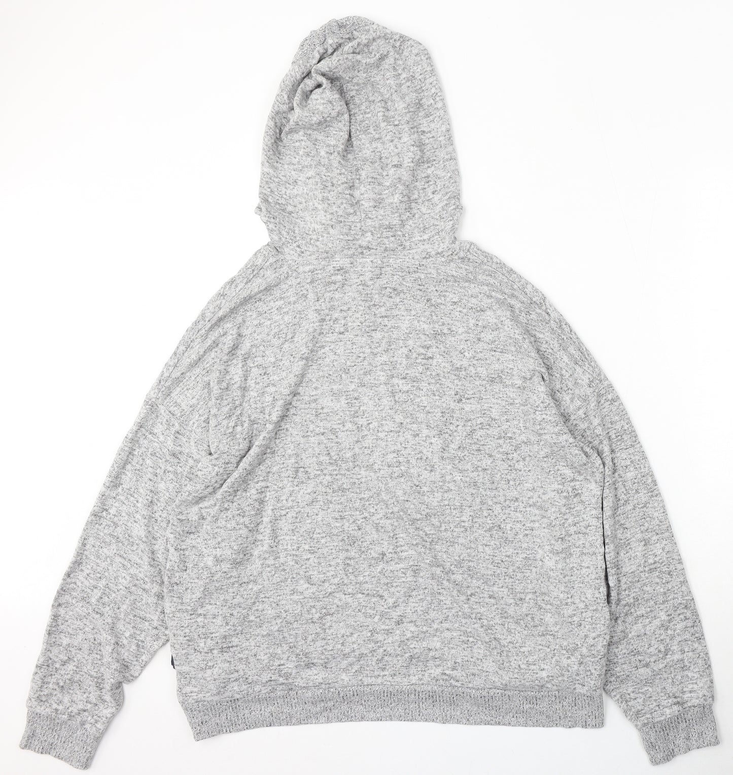 Love to Lounge Womens Grey  Viscose Pullover Hoodie Size L