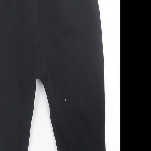 George Boys Black  Cotton Jogger Trousers Size 2 Years  Regular Tie